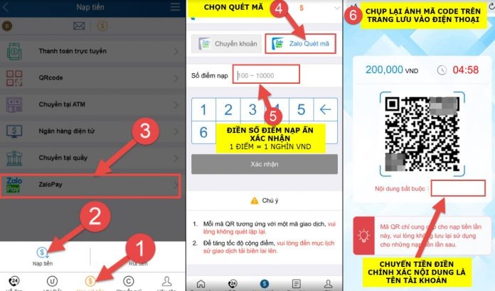 Nạp Zalo Pay