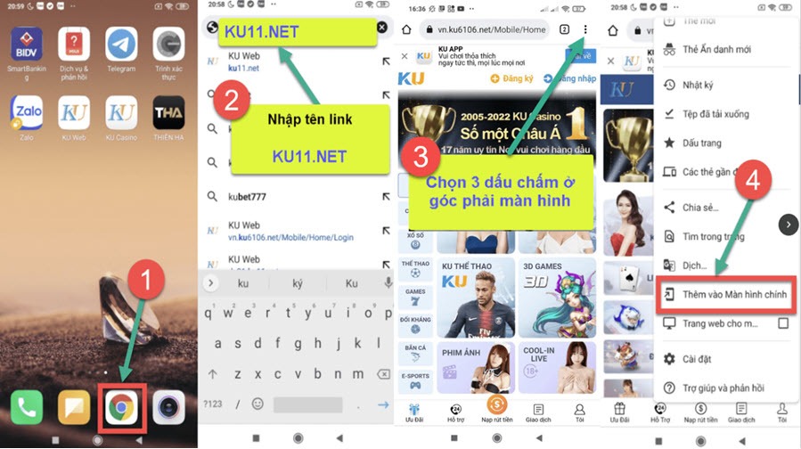 Tải app Kubet Android 2