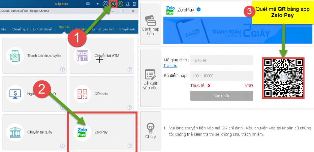 Zalo pay 1